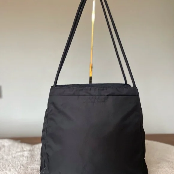 Prada Black Nylon Shoulder Bag
